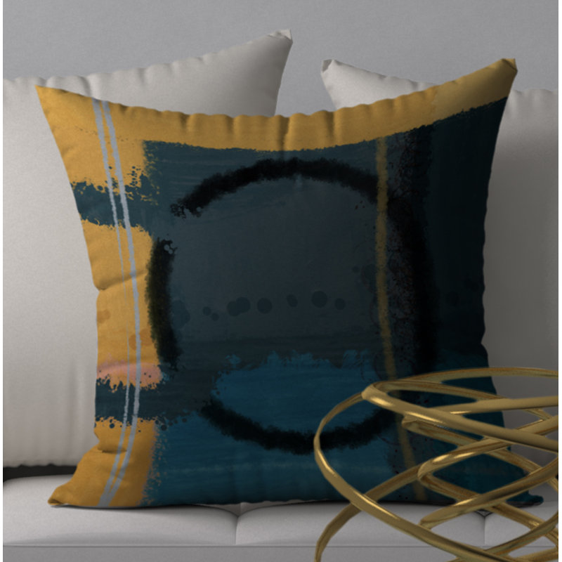 Housse de coussin décorative carrée à épices véritables, 24 po x 24 po