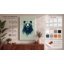 Bear in Abstraction Modern - Wrapped Canvas-171768050-171768051