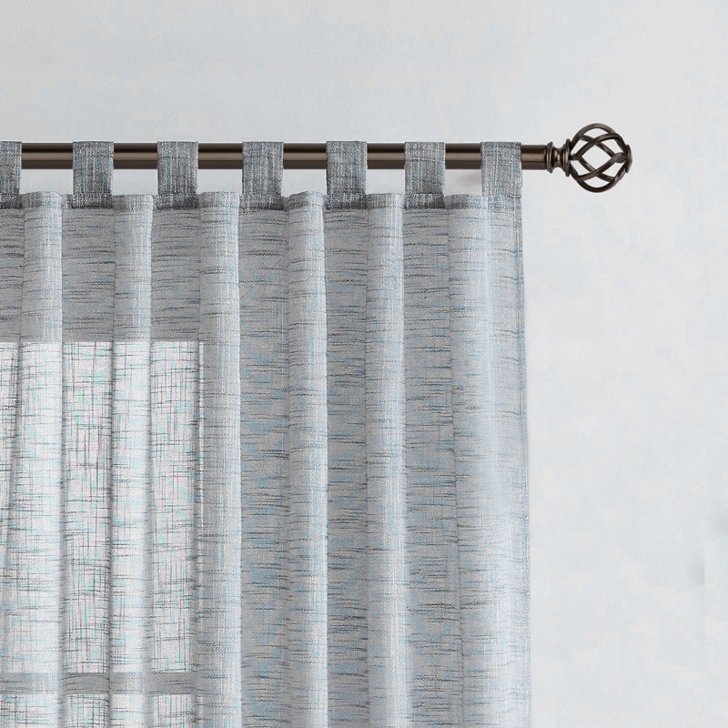 Tringle à rideaux simple réglable Cianah, Bronze antique, 72" - 144"