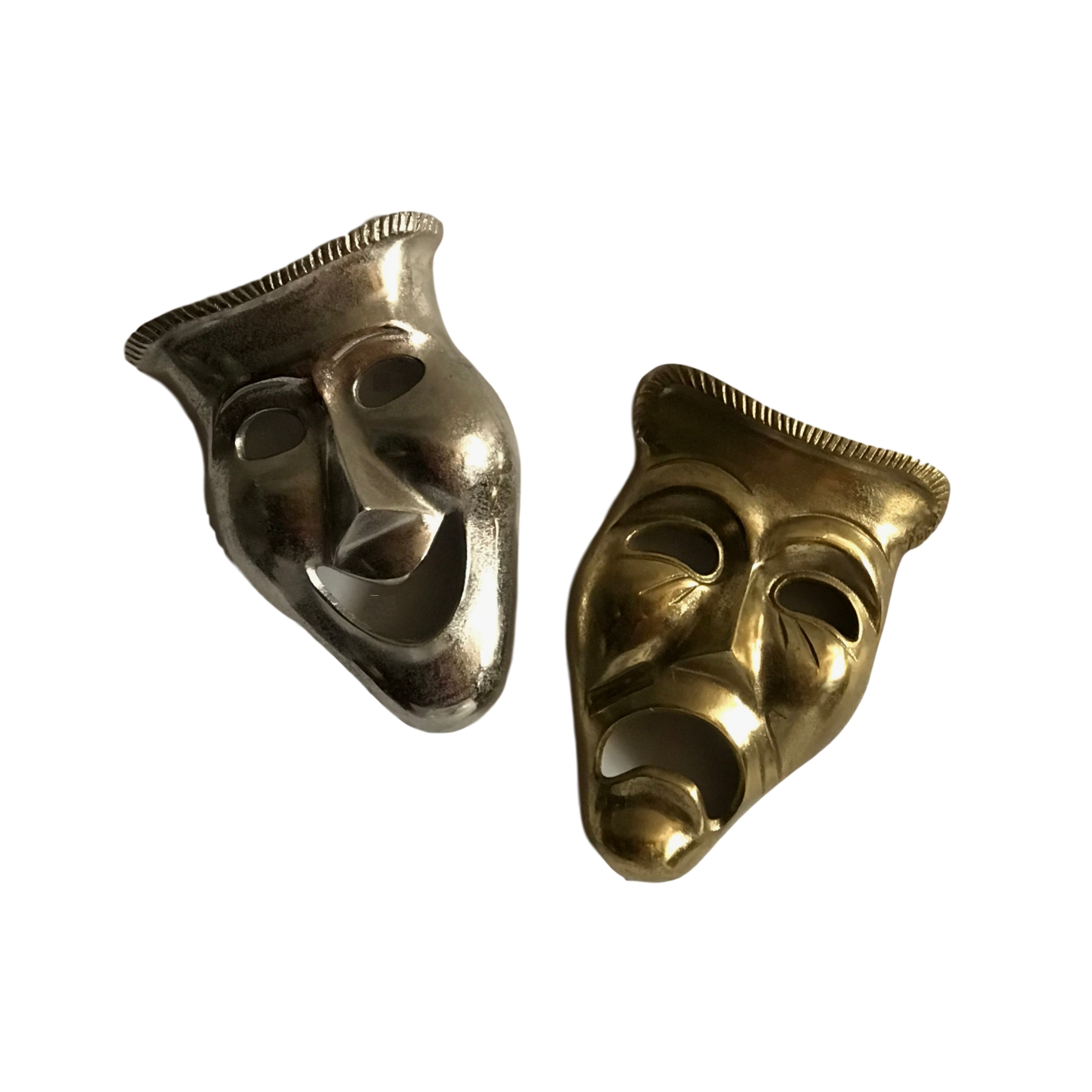 Greek Comedy & Tragedy Masks / Theater Masks 