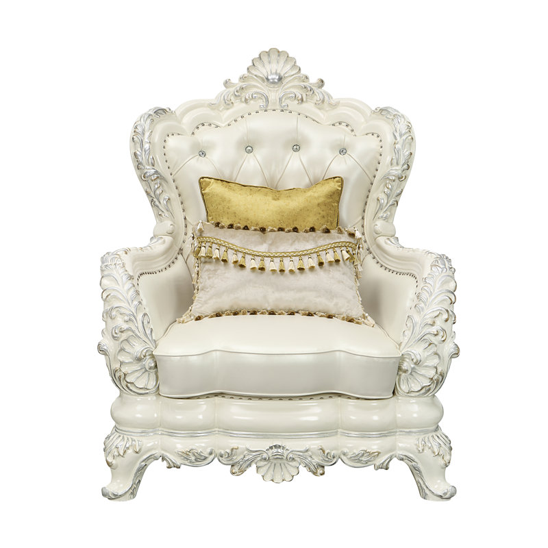 Fauteuil capitonné Baggum