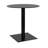 Mies Round Iron Top with Iron Base Dining Table