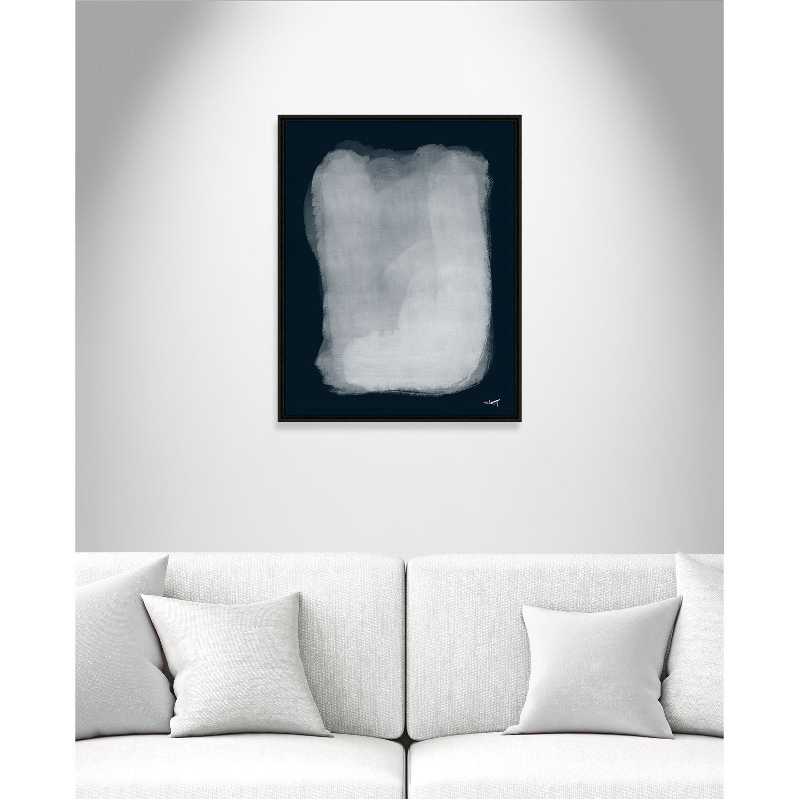 Gelder "Calme 001" Print by N.Atelier, 29.5" H x 23.5" W, Espresso