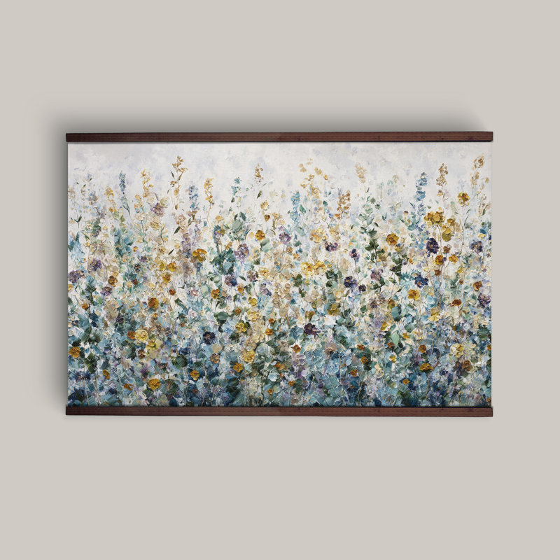 Tapisserie abstraite sur toile murale, H 40 po x l 60 po