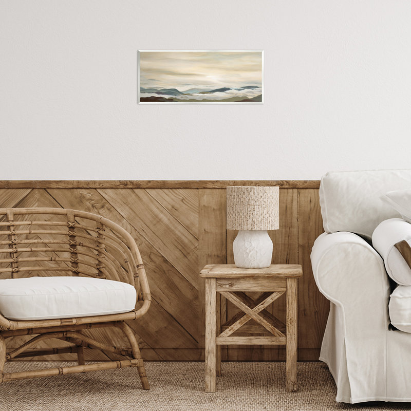 «Solenn Mountains Peeking Wall Art» par Patricia Pinto