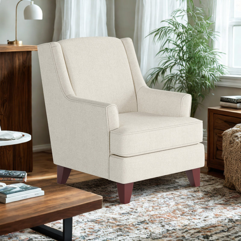 Fauteuil à oreilles l 32 po Venton, Polyester glacier Sugarshack