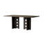 Bureau rectangulaire en bois massif 70,87 "brun-1681716145