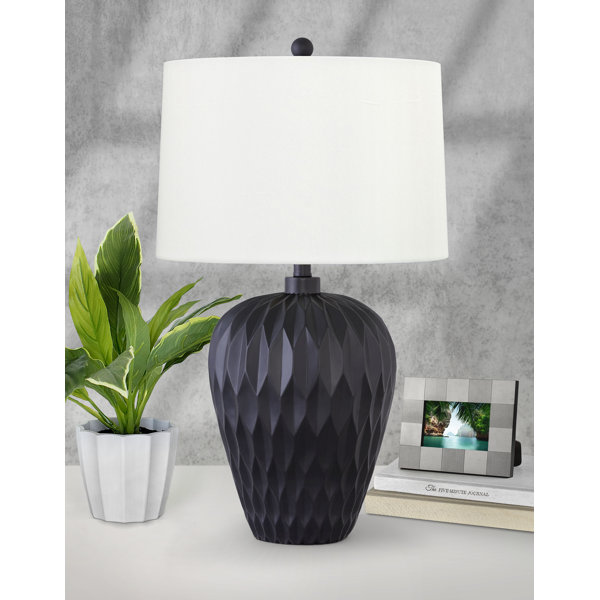Light Raso Medallion Lighting Raso 28 in. Satin Black Table Lamp - Wayfair Canada