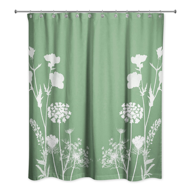 Rideau de douche Perine, Vert