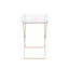 Plateau transparent en acrylique et cuivre