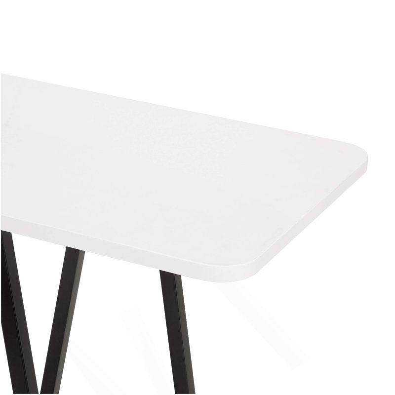 Console en blanc