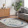 Juliea Distressed Medallion Oriental Power Loom Performance Rug