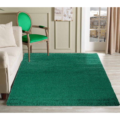 Esterly Solid Colour Shag Area Rug