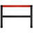 Work Bench Frame Metal Black and Red-48715592