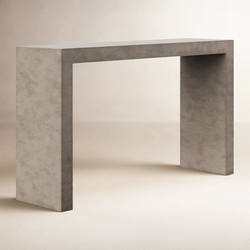 Kareen 55'' Console Table, Dark Gray