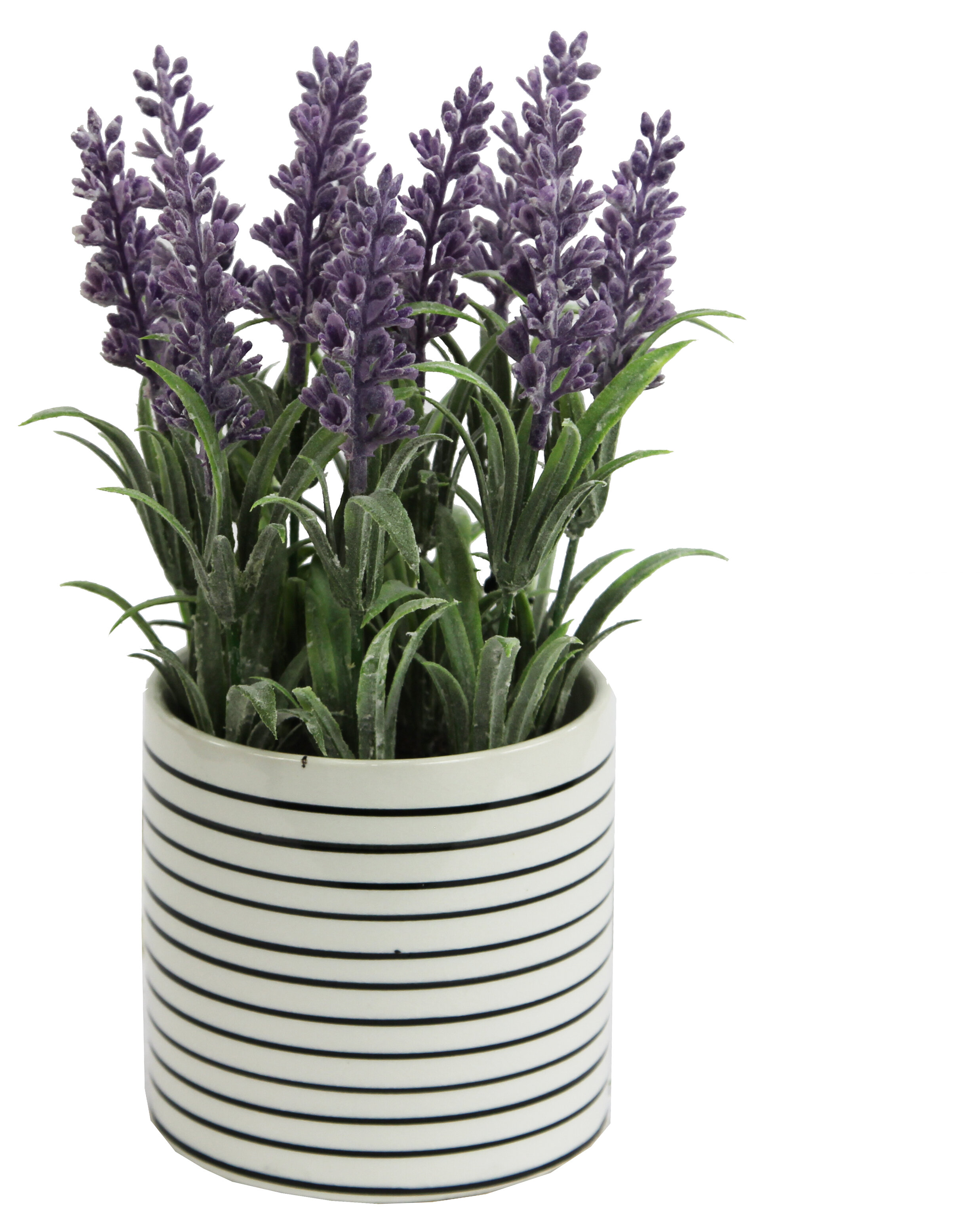 Artificial Lavender Floral Arrangements in Pot One Allium Way