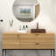 Lavabo de salle de bain en or rose 19 po x 15 po - Se nettoie avec une surface en acier inoxydable bien rangée