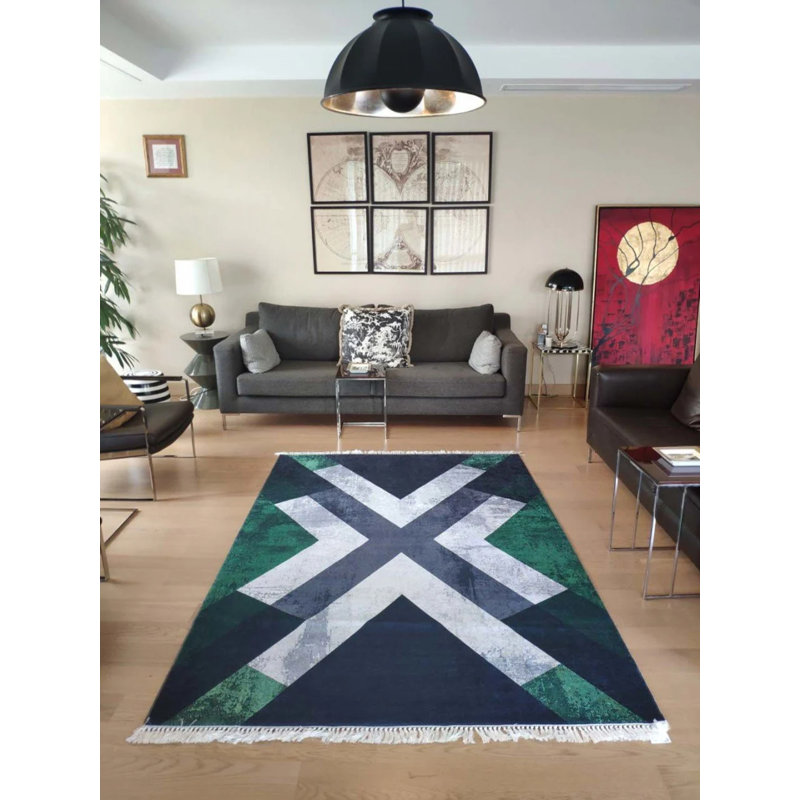 Tapis Maryemma avec envers antidérapant, Rectangle 2 pi 7 po x 8 pi 10 po