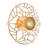 Transitional 12 Light LED Gold Wall Sconce