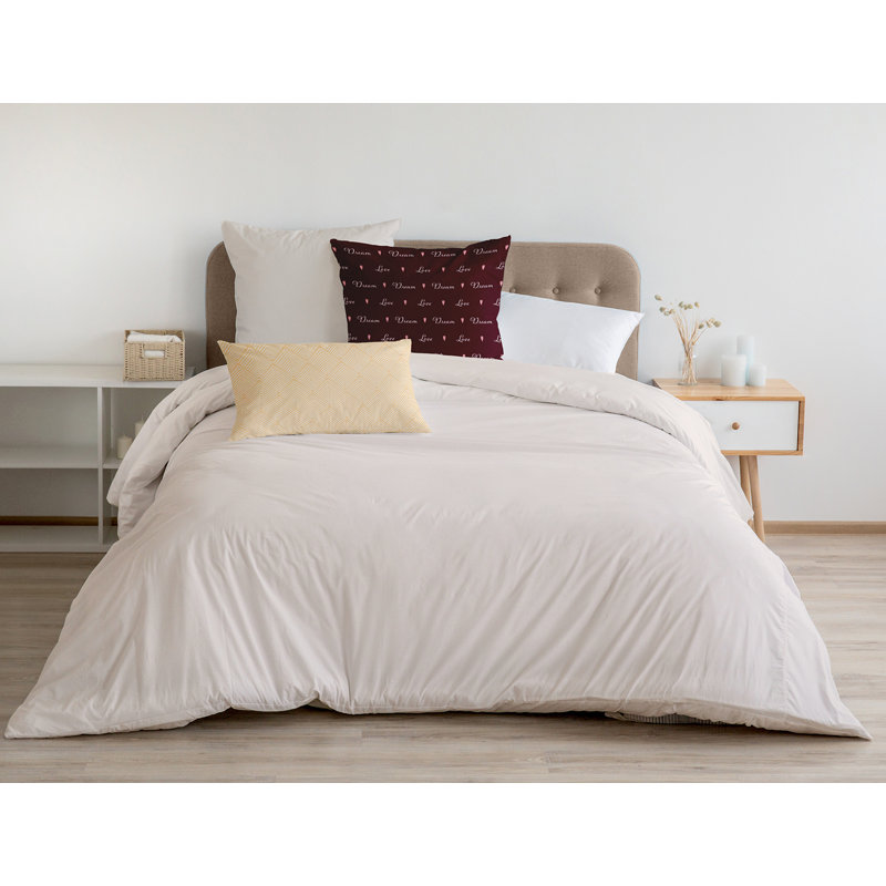 Reversible Throw Pillow, 18" H x 18" W, Square