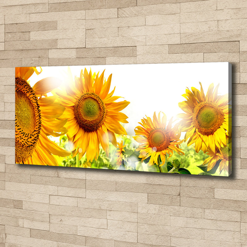 Sunflowers - No Frame Print on Canvas