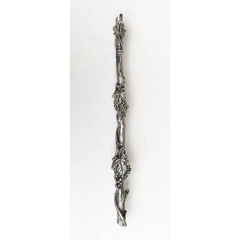 Poignée fantaisie 10 po Grapevine, Satin