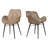 Kyiara Wing Back Rattan Arm Chair in Greywash