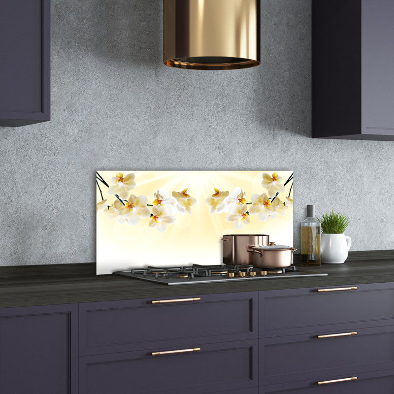 Loreine 50cm W x 100cm L Glass Peel and Stick Panel