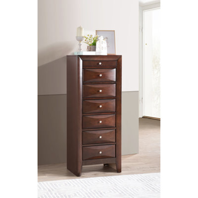Commode pour femme 7 tiroirs Marilla, cappuccino