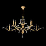 Beveled Arcs 6 - Light Chandelier