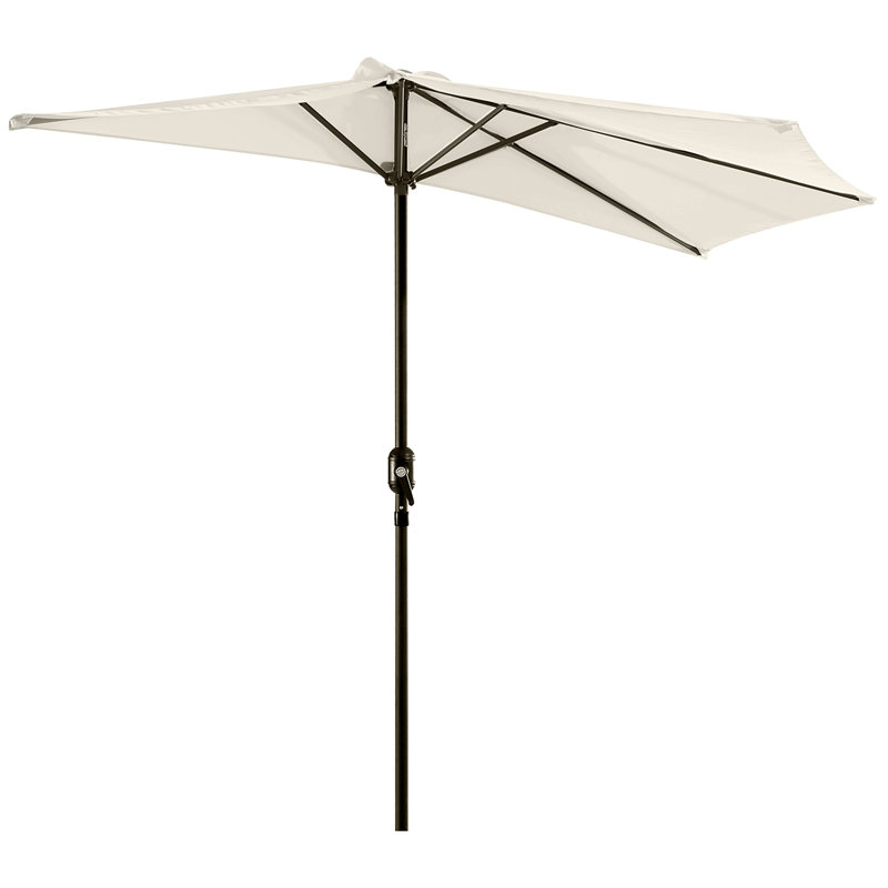 Balcony 293cm Balcony Parasol, Cream