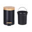 Set of 2 Pedal Waste Bins 3 L ECOSMART Metal-1284819479