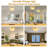 Milk Glass Semi Flush Mount Ceiling Light-1185819411