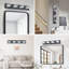 Luminaire de salle de bain 26 po avec 4 lumières DEL noires modernes pour salle de bain et miroir-1969945601-1969945603-1969945608