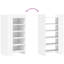 Gonen 12 Pair Shoe Storage Bench-108803541
