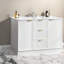 Vanities(Must include both Vanity Cabinet and Sink), 47.8 Inch White MDF Modern Bathroom