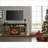 Electric Fireplace TV Stand 55 Inch 2-IN-1 with Storage, Reclaimed Barnwood | Insert | Reclaimed Barnwood-332657482