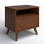 Table de chevet en bois avec tablette et tiroir Aydelis-714050561