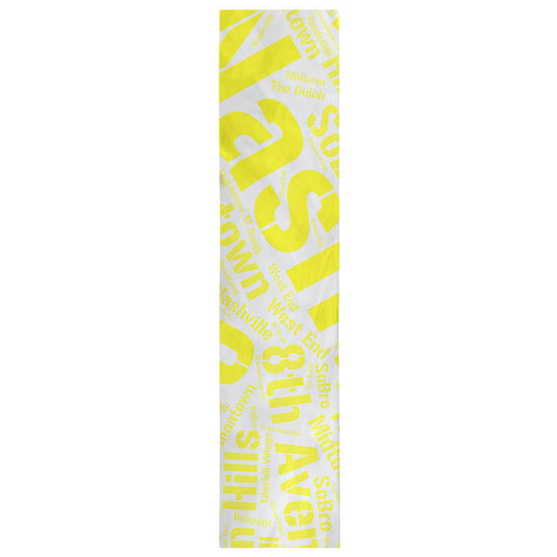 Table Runner, 90" x 16", Yellow, Nashville
