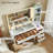 Carsin 48" W Engineered Wood Makeup Vanity with Lighted Mirror-1102255569