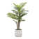 77.57'' Faux Palm Tree in Planter