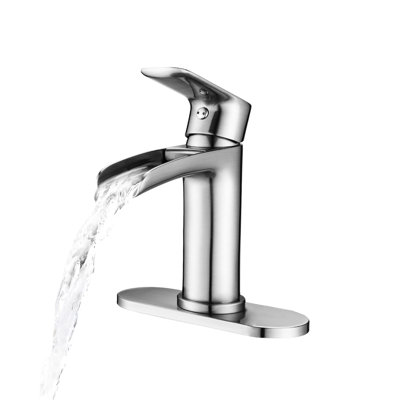 Robinet pour salle de bain à poignée simple Waterfall