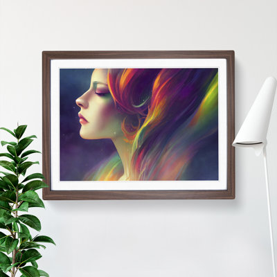 Electric Woman - Single Picture Frame Painting
