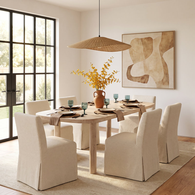 Cleodora 70" Extension Acacia Dining Table