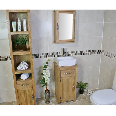 Council 400mm Single Bathroom Vanity with Vessel Ceramic Basin
