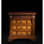 4 - Drawer Solid Wood Nightstand in Brown