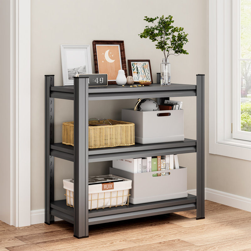 3 Tier Metal Shelves, 31.5" H x 31.5" W x 13.77" D