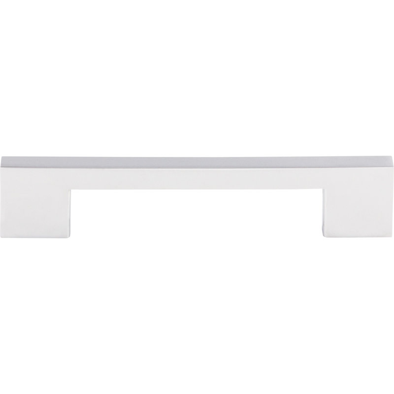 Linear 12" Center to Center Bar pull, Polished Chrome, 5" Center to Center