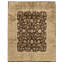 Hand Knotted Wool Area Rug in Brown/Gold