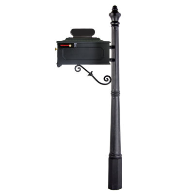 Aluminum Post Mounted Mailbox